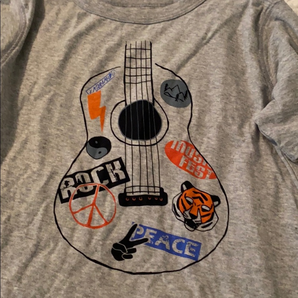 NWOT Tea Collection Guitar Shirt